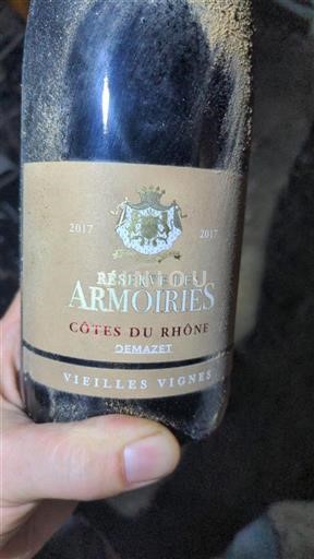 Rhône Valley Côtes-du-Rhône Demazet Réserve des Armoiries Vieilles Vignes 2017