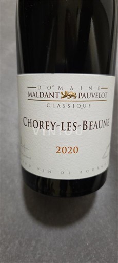 Bourgogne Chorey-lès-beaune Domaine Maldant Pauvelot Classique 2020