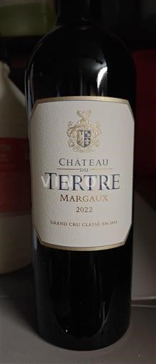 Bordeaux Margaux Grand Cru Château Tertre 2022