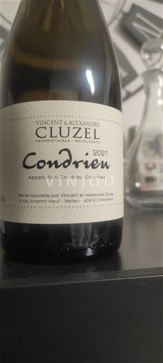 Rhône Valley Condrieu Vincent & Alexandre Cluzel 2021