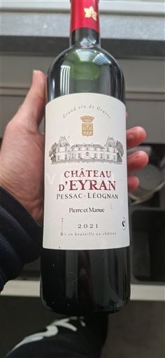 Bordeaux Pessac-Léognan Château Eyran 2021