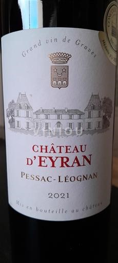 Bordeaux Pessac-Léognan Château Eyran 2021