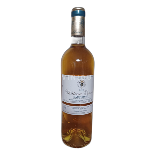 Bordeaux Sauternes Château Gravas 2010