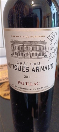 Bordeaux Pauillac Château Artigues Arnaud 2011