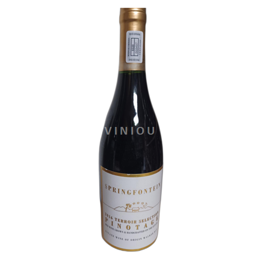Côte sud du Cap Walker Bay Springfontein Wine Estate Terroir Selection Pinotage 2016