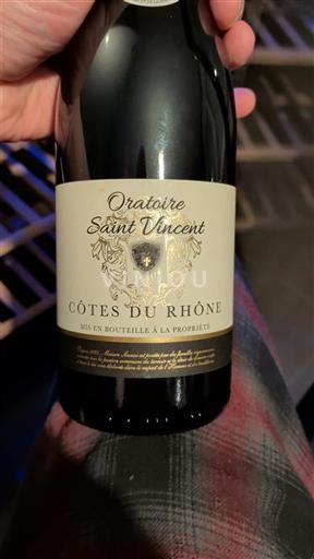 Valle del Ródano Côtes del Ródano Oratoire Saint Vincent 2022