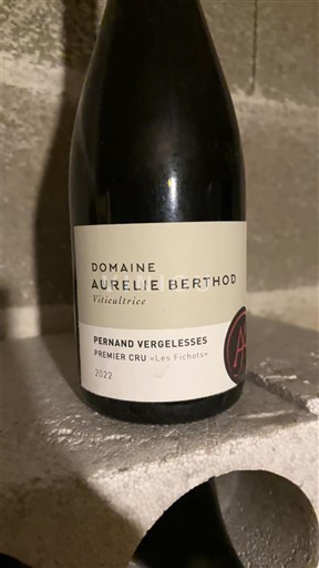 Bourgogne Pernand-vergelesses Premier Cru Domaine Aurélie Berthod Les Fichots 2022