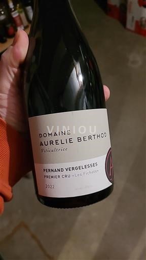 Burgundija Pernand-Vergelesses Premier Cru Domaine Aurélie Berthod Les Fichots 2022