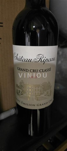Bordeaux Saint-Émilion Grand Cru Château Ripeau 2012