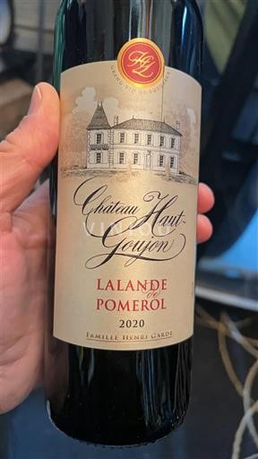 Burdeos Lalande-de-Pomerol Château Haut-Goujon 2020