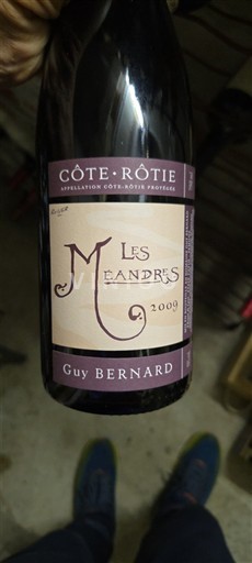 Thung lũng Rhône Côte-rôtie Domaine Guy Bernard Les Méandres 2009