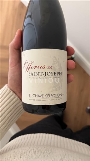 Вина Rouge sec Offerus J.L. Chave Sélection 2021 Francuska Рона долина Сент-Жозеф AOC