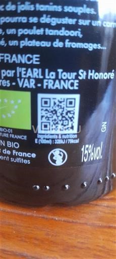 Provence Côtes-de-Provence Earl La Tour St Honoré H A (hors appellation) 2023 2023