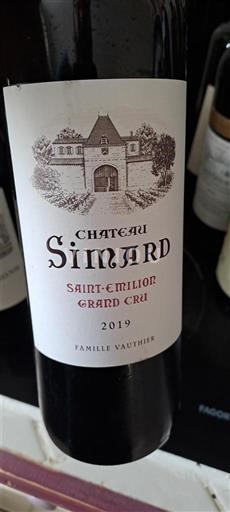 Bordeaux Saint-Émilion Grand Cru Grand Cru Château Simard 2019