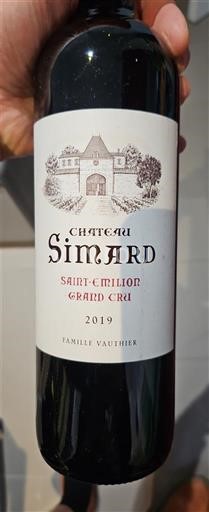 Bordeaux Saint-Émilion Grand Cru Grand Cru Château Simard 2019