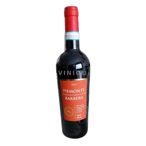Vin Rouge sec Sansilvestro 2023 Italie Piémont DOC