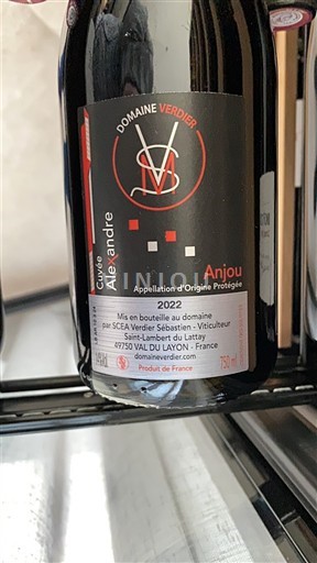 Valle del Loira Anjou Domaine Verdier Alexandre 2022