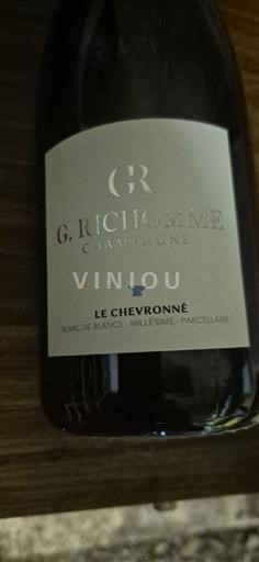 Champaña Champán G. Richomme Le Chevronné 2016
