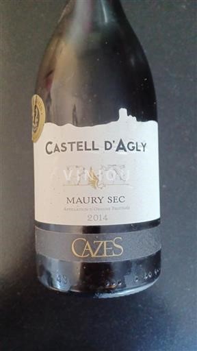 Roussillon Maury Sec Les Vins Du Littoral Castels d'Agly 2014