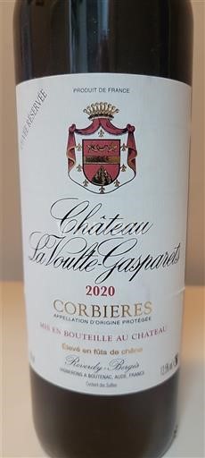 Languedoc Corbières Château La Voulte-Gasparets Réservée 2020