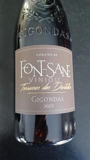 Rhône Valley Gigondas Domaine Font-Sane Terrasses des Dentelles 2022