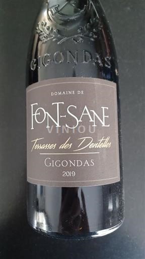 Rhône Valley Gigondas Domaine Font-Sane Terrasses des Dentelles 2019