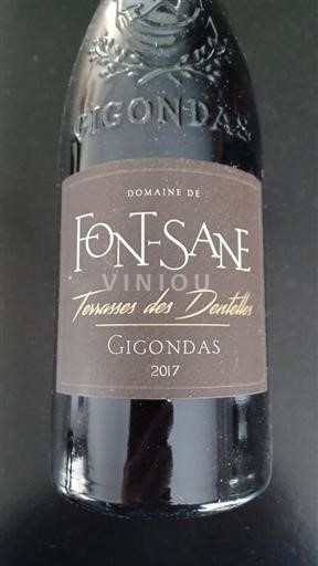 Rhône Valley Gigondas Domaine Font-Sane Terrasses des Dentelles 2017