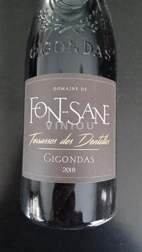 Rhône Valley Gigondas Domaine Font-Sane Terrasses des Dentelles 2018