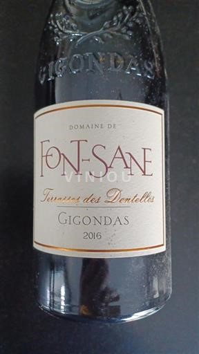 Rhône Valley Gigondas Domaine Font-Sane Terrasses des Dentelles 2016
