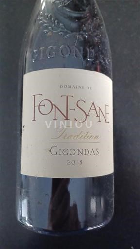 Rhône Valley Gigondas Domaine Font-Sane Tradition 2018