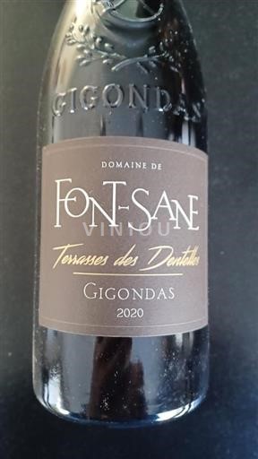 Rhône Valley Gigondas Domaine Font-Sane Terrasses des Dentelles 2020
