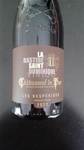 Rhône-dalen Châteauneuf-du-Pape La Bastide Saint Dominique Les Hespérides 2022