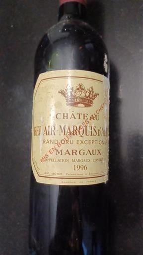 Bordeaux Margaux Château Macairmarquis Aligre 1996