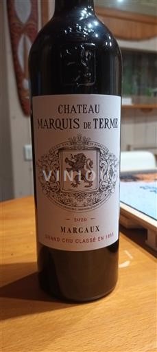 Bordeaux Margaux Grand Cru Château Marquis de Terme 2020