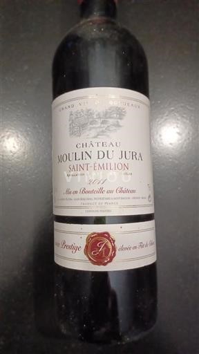 Burdeos Saint-Émilion Château Moulin du Jura Prestige 2011