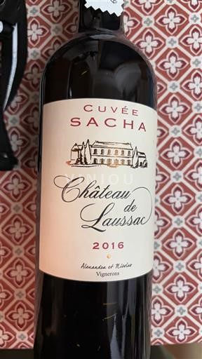 Bordeaux Castillon-côtes-de-bordeaux Château Laussac Sacha 2016