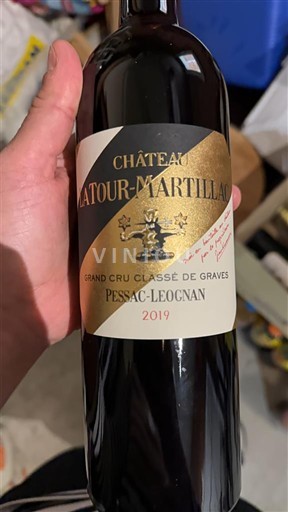 Bordeaux Pessac-Léognan Grand Cru Château La Tour Martillac 2019