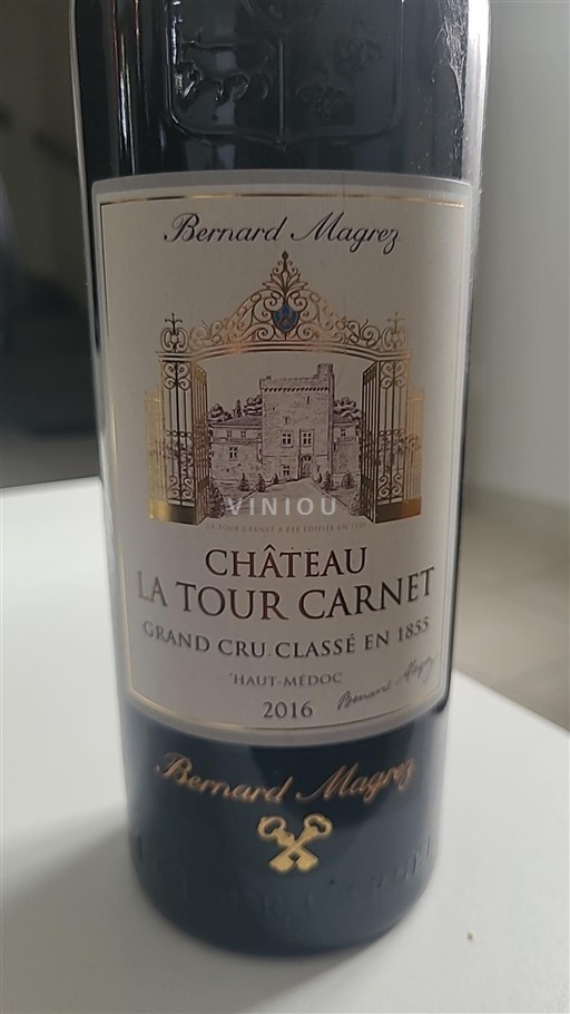 Bordeaux Haut-Médoc Grand Cru Château La Tour Carnet 2016