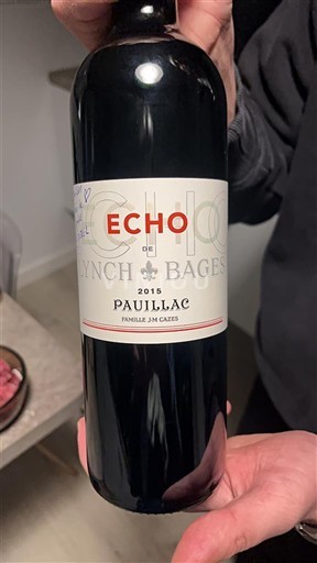 Bordeaux Pauillac Lynch-Bages Echo de Lynch-Bages 2015
