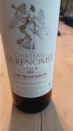 Bordeaux Saint-Émilion Grand Cru Grand Cru Château La Renommée 2014