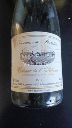 Valle del Loira Coteaux-de-l'Aubance Domaine Des Rochelles 2011
