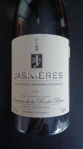 Loirevallei Jasnières Domaine La Roche Bleue 2016