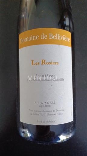 Loiretal Coteaux-du-Loir Domaine Bellivière Les Rosiers 2019