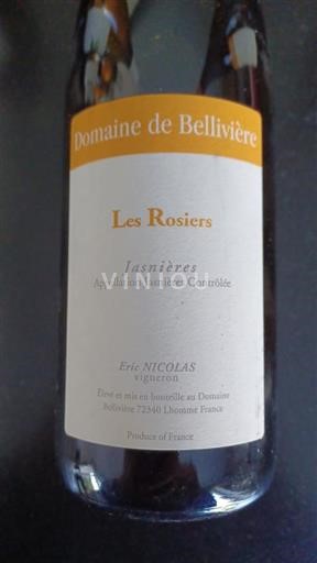 Loiretal Jasnières Domaine Bellivière Les Rosiers 2019