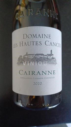 Rona dolina Cairanne Domaine Les Hautes Cances 2020