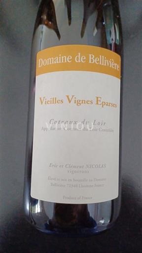 Loiretal Coteaux-du-Loir Domaine Bellivière Vieilles Vignes Éparses 2021