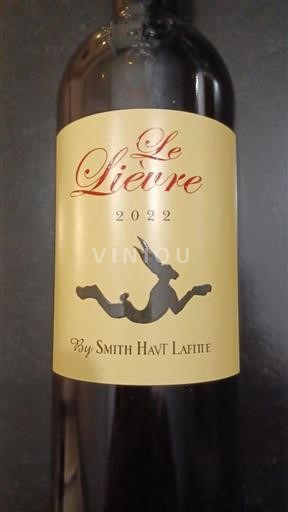 Vin Rouge sec Le Lièvre Château Smith Haut Lafitte 2022 France Bordeaux Pessac-Léognan AOC Grand Cru