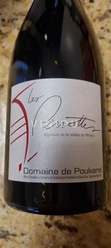 Rhônen laakso Nîmesin viinialue Domaine Poulvarel Les Perrottes 2022