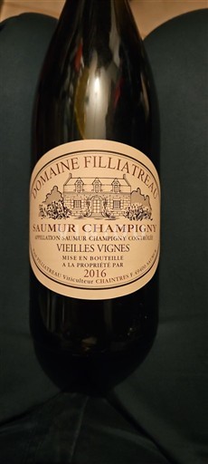 Vallée de la Loire Saumur-champigny Domaine Filliatreau Vieilles Vignes 2016