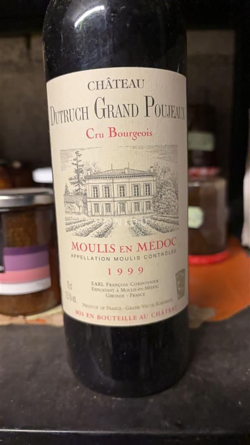 Burdeos Moulis-en-Médoc Château Dutruch Grand Poujeaux 1999